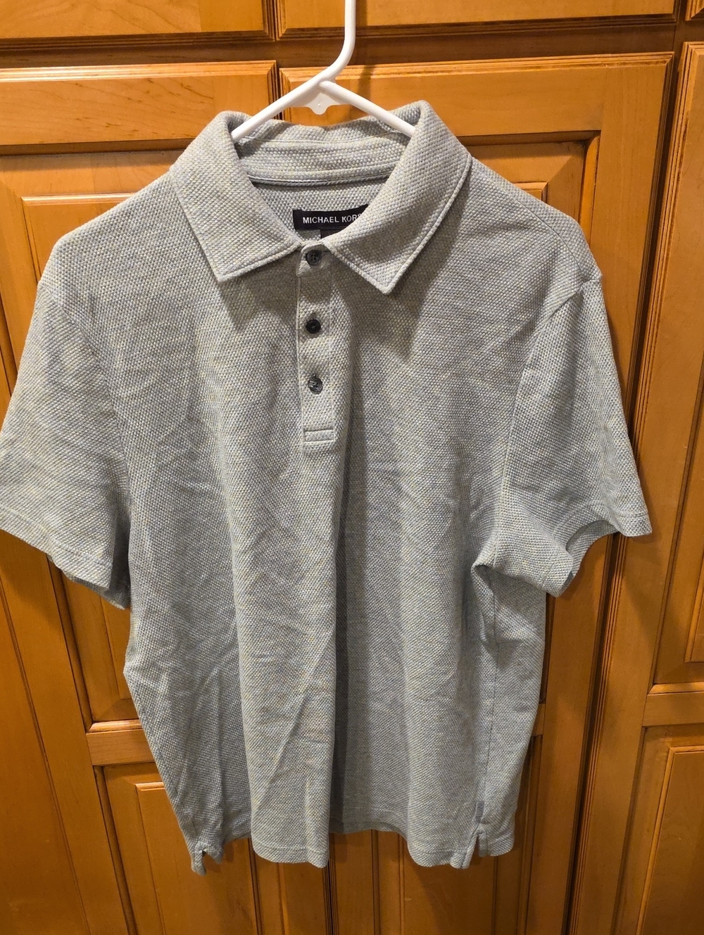 Michael Kors Light Heather Gray Men’s Polo